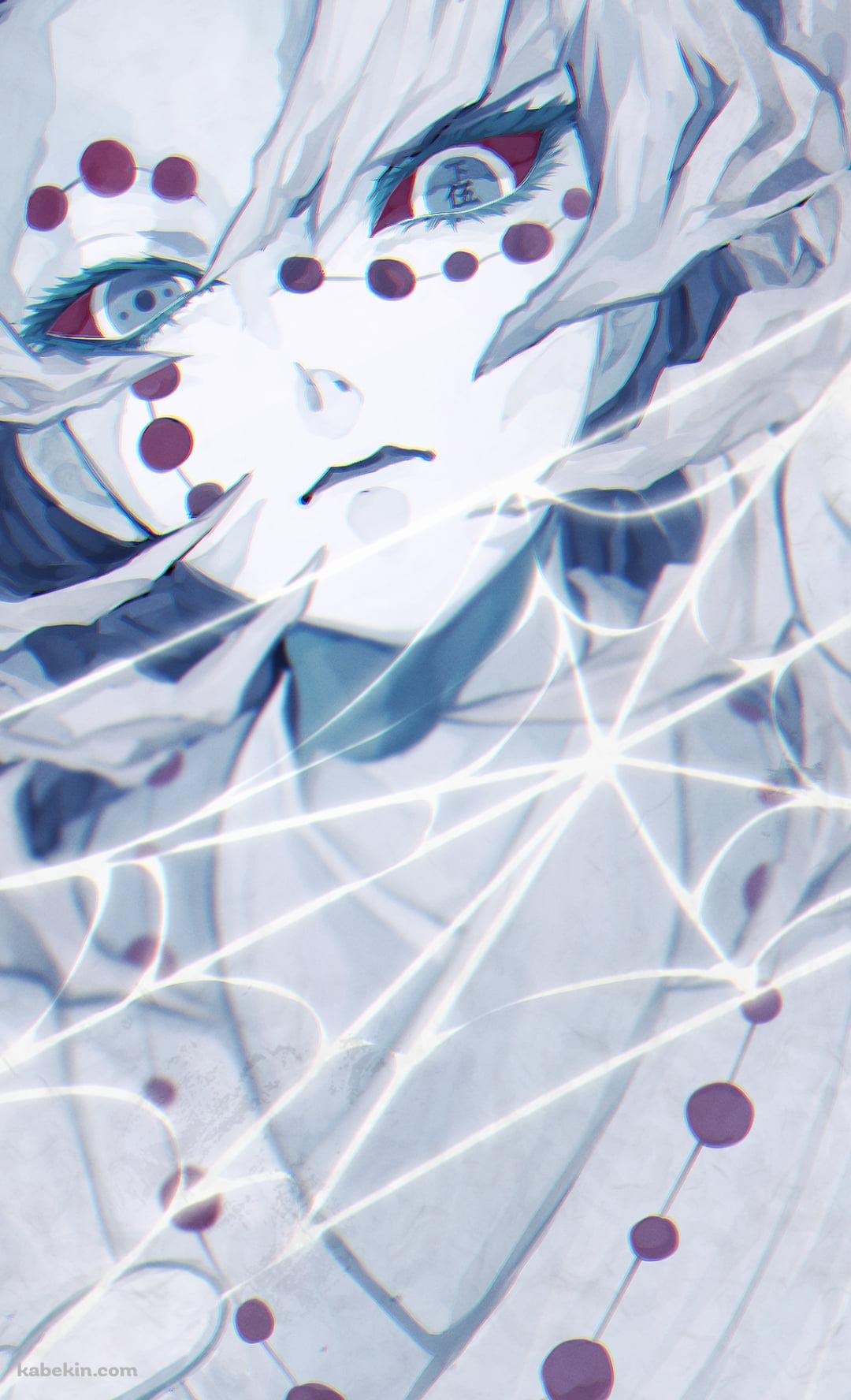 蜘蛛の糸を操る累 / 鬼滅の刃のAndroidの壁紙(1080px x 1776px) スマホ用