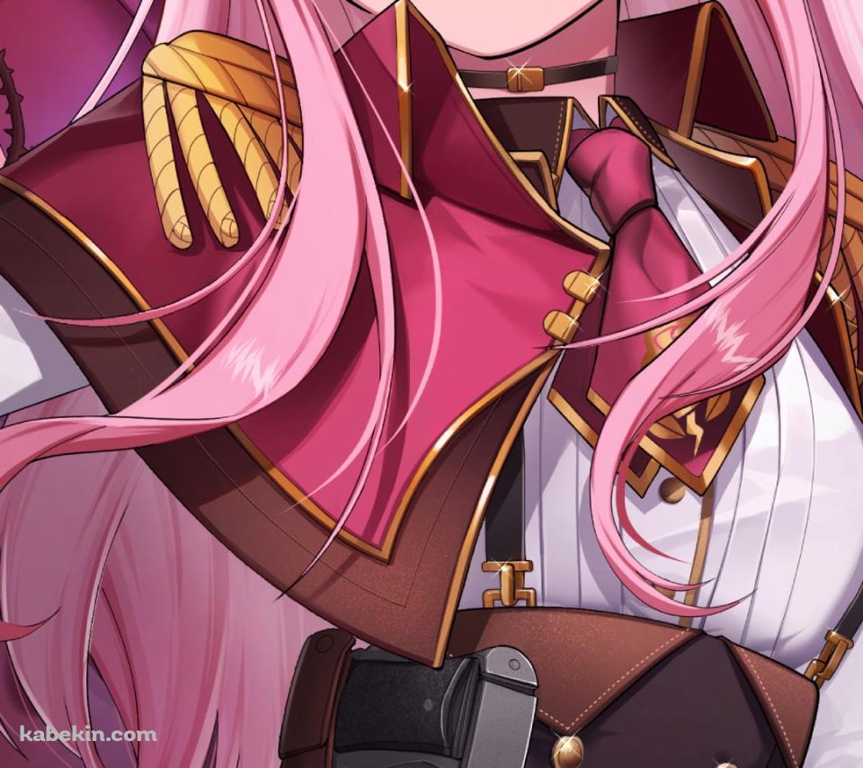 笑顔で帽子に手をかけるロゼミ・ラブロック / にじさんじ / バーチャルYouTuber / VtuberのAndroidの壁紙(960px x 854px) スマホ用