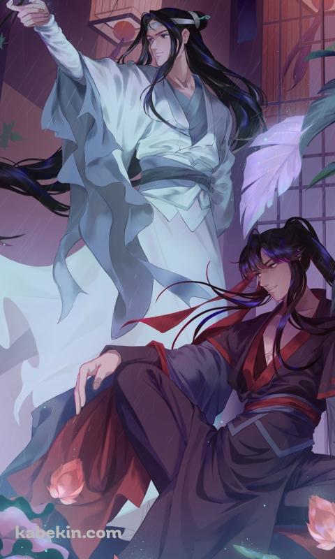 ウェイ・ウーシェン / ラン・ワンジー / 魏無羨 / 藍忘機 / 魔道祖師のAndroidの壁紙(480px x 800px) スマホ用