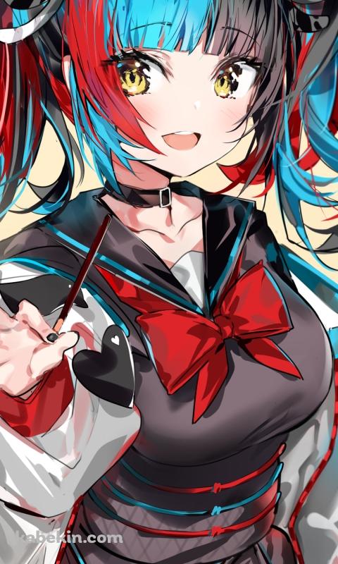 ポッキーを持つ清少納言 / fate/grand orderのAndroidの壁紙(480px x 800px) スマホ用