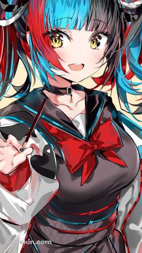 ポッキーを持つ清少納言 / fate/grand orderのAndroidの壁紙(480px x 854px) スマホ用