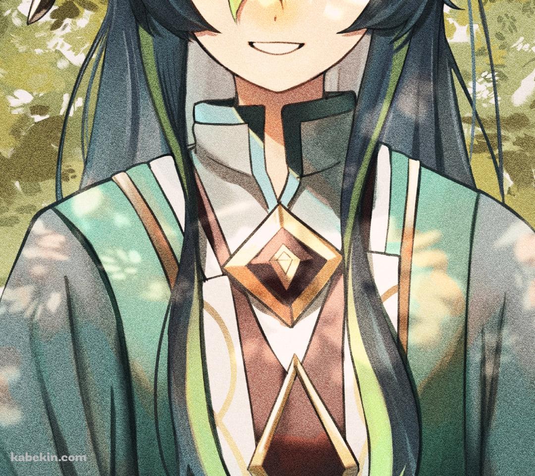 黒い本を読むティナリ / 原神のAndroidの壁紙(1080px x 960px) スマホ用