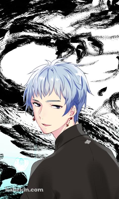 ドラゴンとこちらに振り返る立法 / 不機嫌なモノノケ庵のAndroidの壁紙(480px x 800px) スマホ用