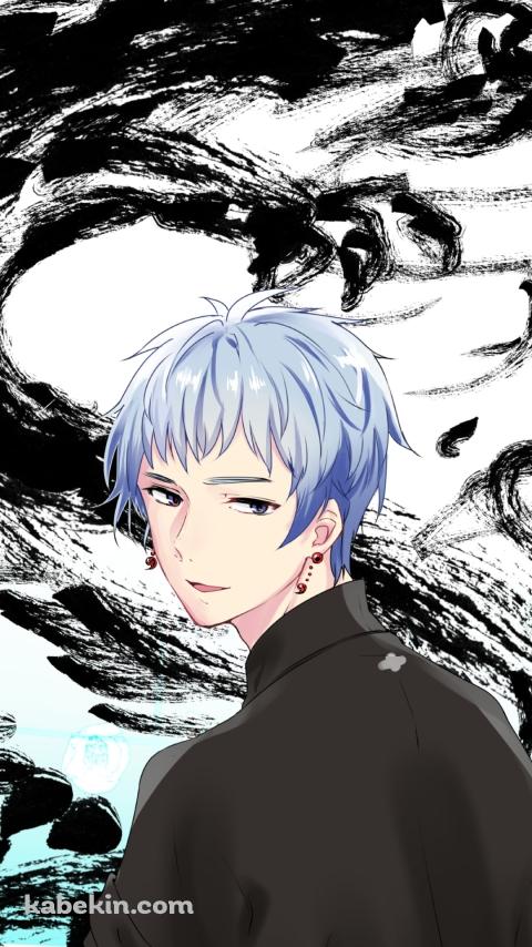 ドラゴンとこちらに振り返る立法 / 不機嫌なモノノケ庵のAndroidの壁紙(480px x 854px) スマホ用