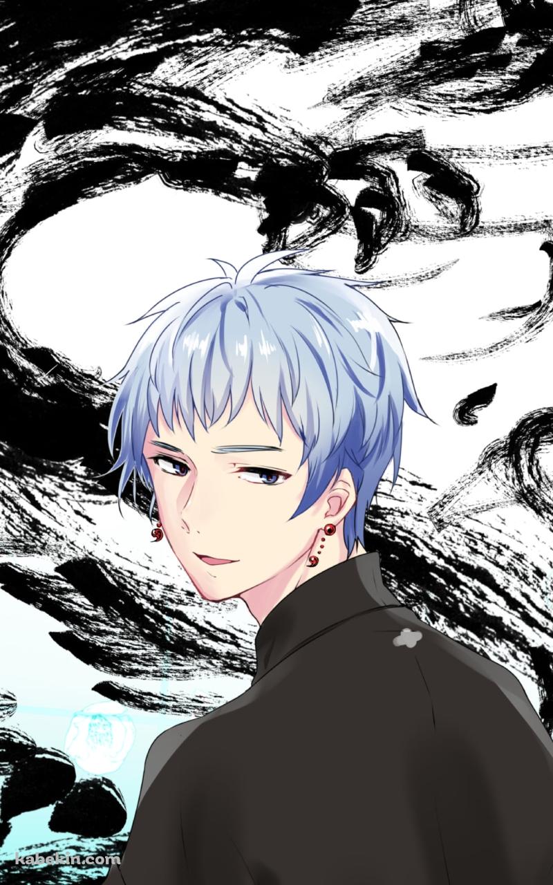 ドラゴンとこちらに振り返る立法 / 不機嫌なモノノケ庵のAndroidの壁紙(800px x 1280px) スマホ用