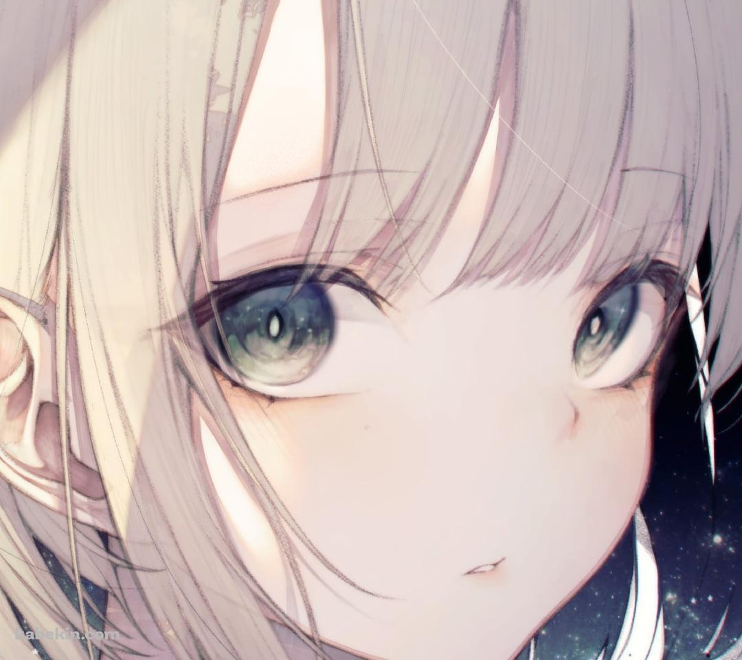 こちらを見つめる帽子をかぶった可愛い古明地こいし（こめいじ こいし） / 東方のAndroidの壁紙(1080px x 960px) スマホ用