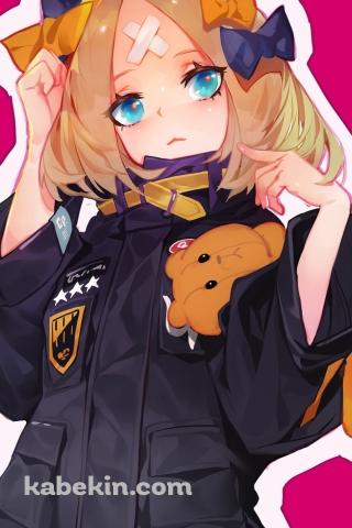 黒い洋服を着た可愛いアビゲイル・ウィリアムズ / fate/grand orderのAndroidの壁紙(320px x 480px) スマホ用