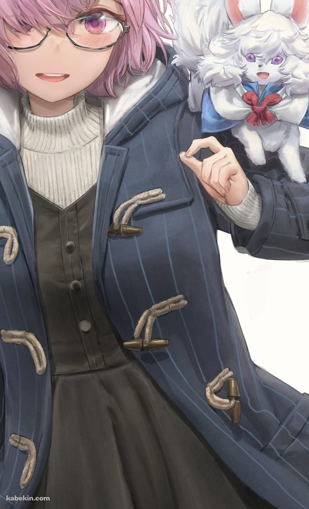 リアリスティックなマシュ・キリエライトとフォウ / fate/grand orderのAndroidの壁紙(1080px x 1776px) スマホ用
