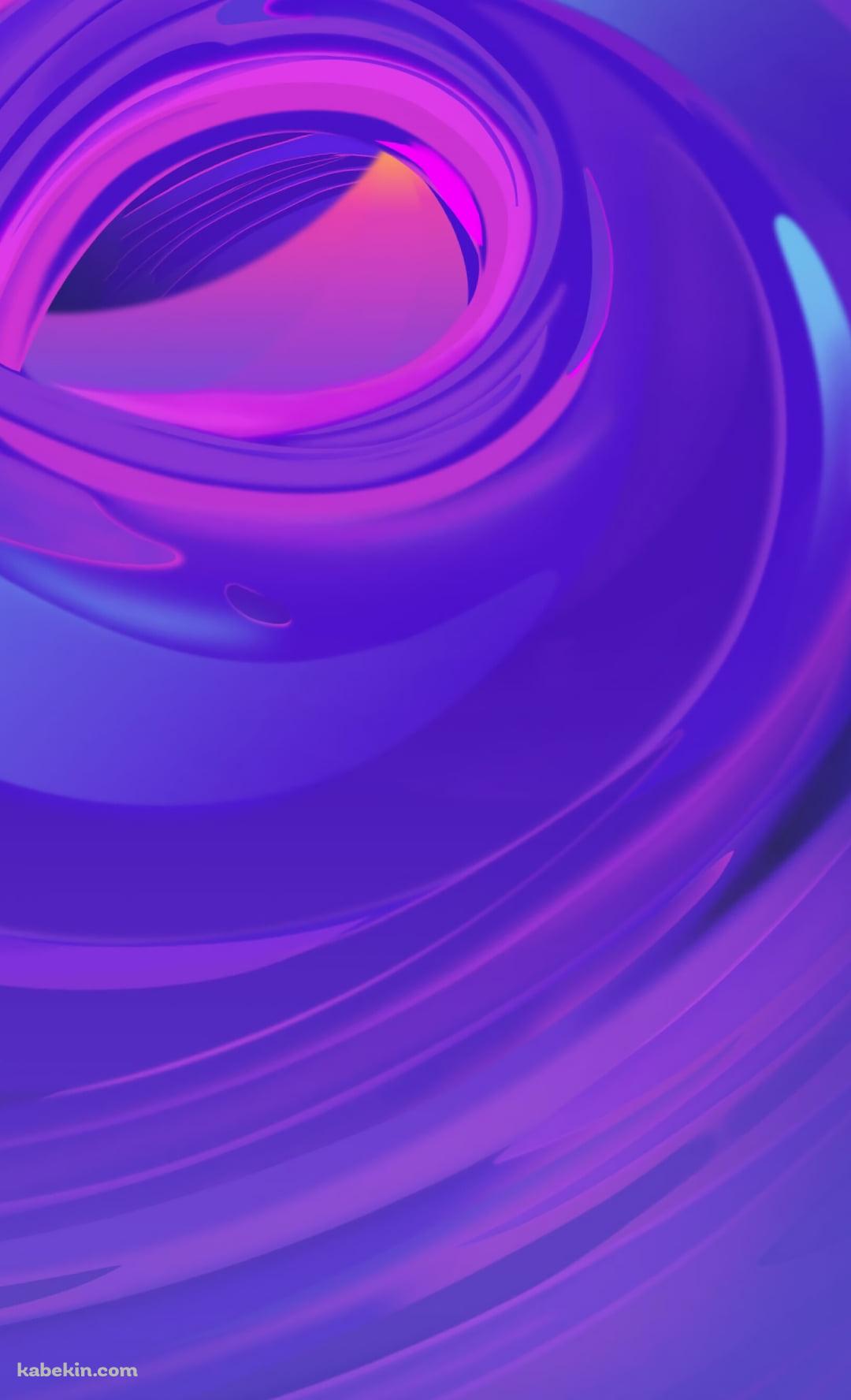 綺麗な紫の渦 / グラデーションのAndroidの壁紙(1080px x 1776px) スマホ用