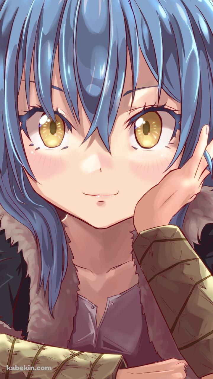 テーブルに肘をつくリムル=テンペスト / 転生したらスライムだった件のAndroidの壁紙(720px x 1280px) スマホ用