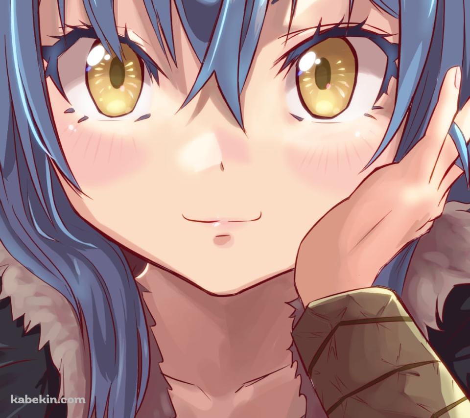 テーブルに肘をつくリムル=テンペスト / 転生したらスライムだった件のAndroidの壁紙(960px x 854px) スマホ用