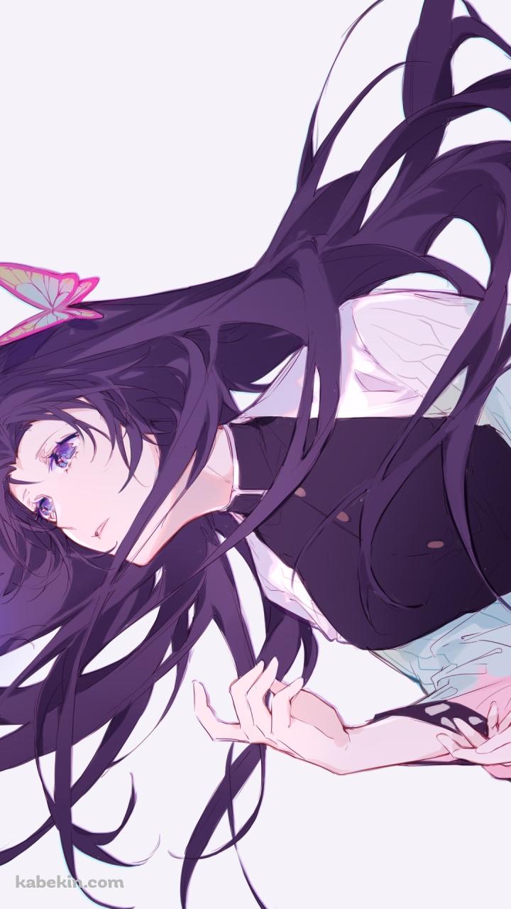 上を見つめる綺麗な胡蝶カナエ / 鬼滅の刃のAndroidの壁紙(720px x 1280px) スマホ用