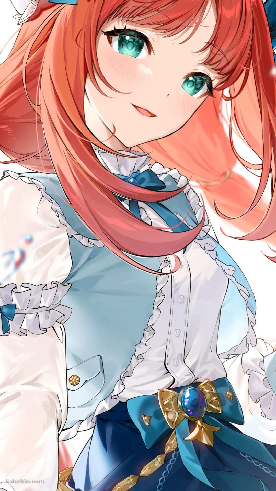 スカートの裾を持つ笑顔のニィロウ / 原神のAndroidの壁紙(1080px x 1920px) スマホ用