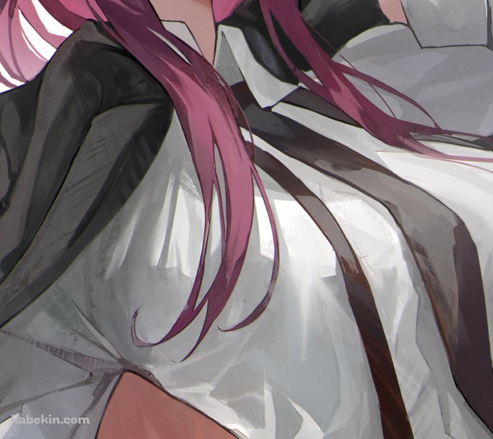 黒いスーツを着たかっこいいカフカ / 崩壊:スターレイルのAndroidの壁紙(960px x 854px) スマホ用