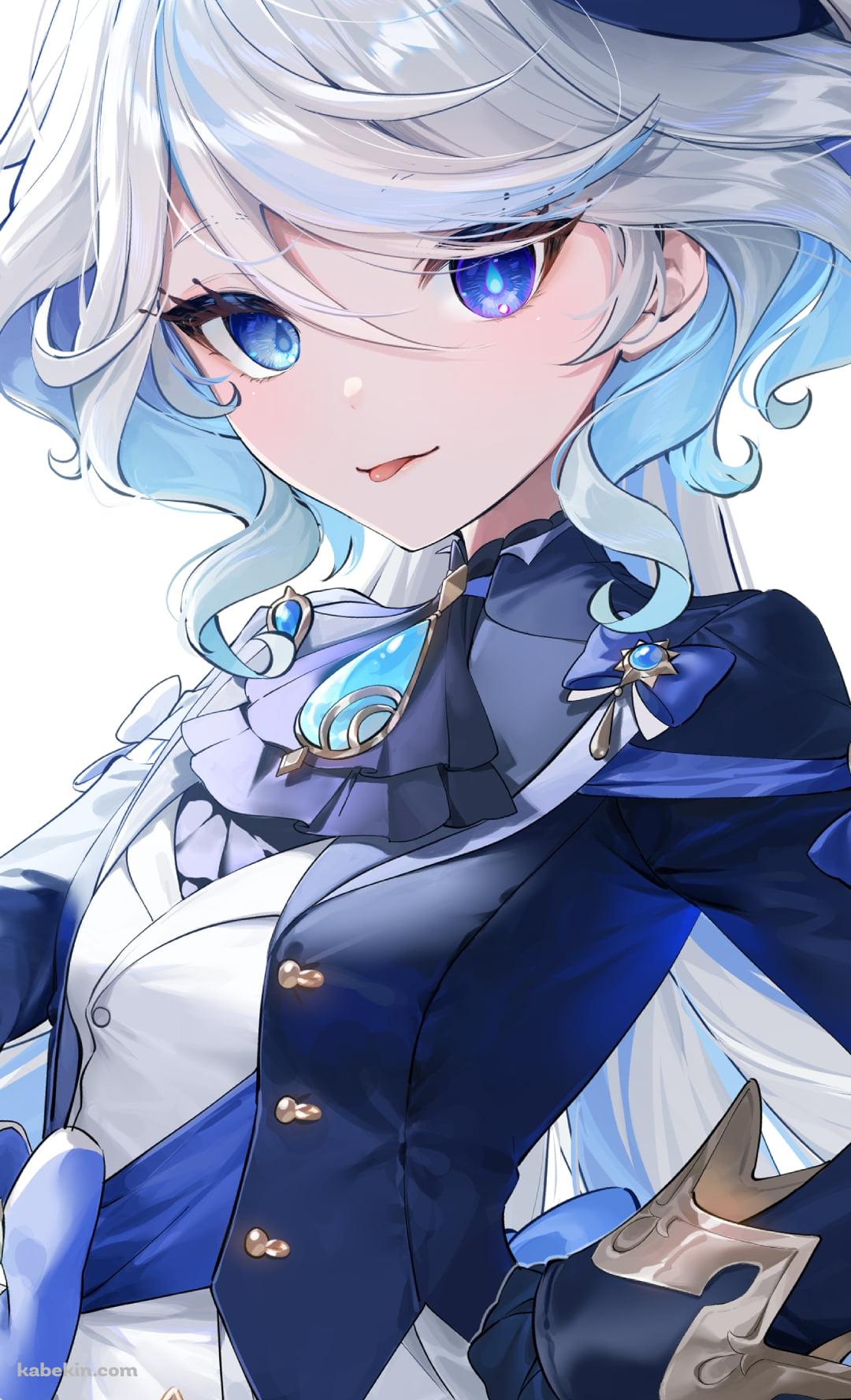 腰に手をあてる可愛いフリーナ / 原神のAndroidの壁紙(1080px x 1776px) スマホ用
