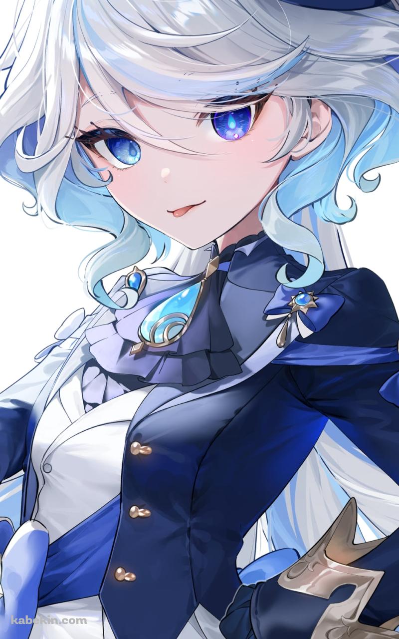 腰に手をあてる可愛いフリーナ / 原神のAndroidの壁紙(800px x 1280px) スマホ用