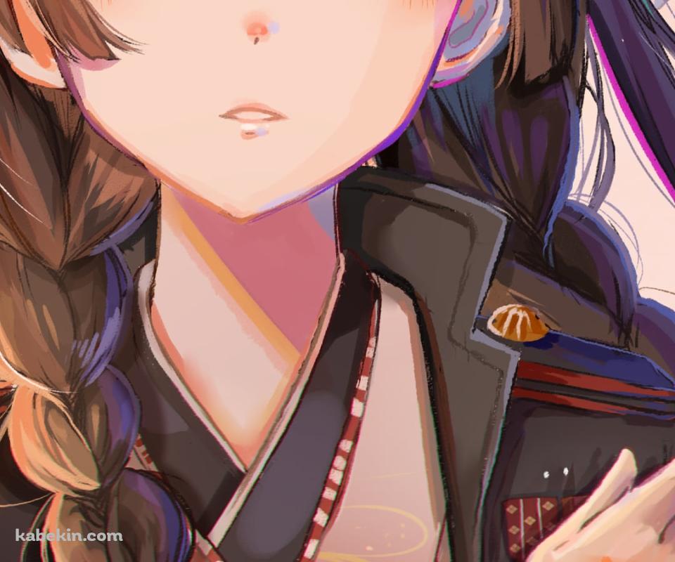 紅葉と綺麗な月ノ美兎 / にじさんじ / バーチャルYouTuber / VtuberのAndroidの壁紙(960px x 800px) スマホ用