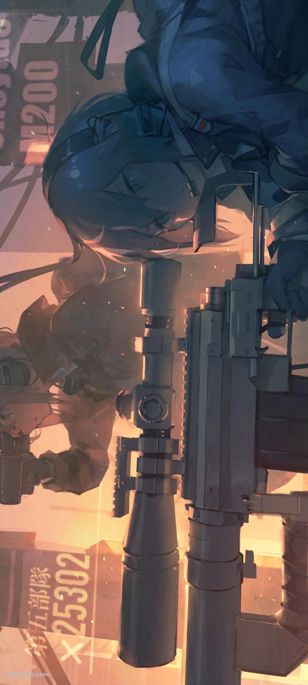 かっこいいM200 / ドールズフロントラインのAndroidの壁紙(1080px x 2400px) スマホ用