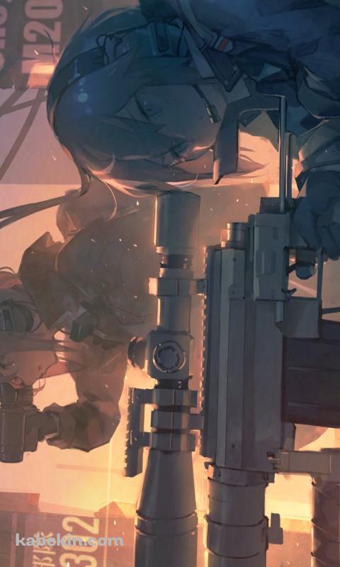 かっこいいM200 / ドールズフロントラインのAndroidの壁紙(480px x 800px) スマホ用