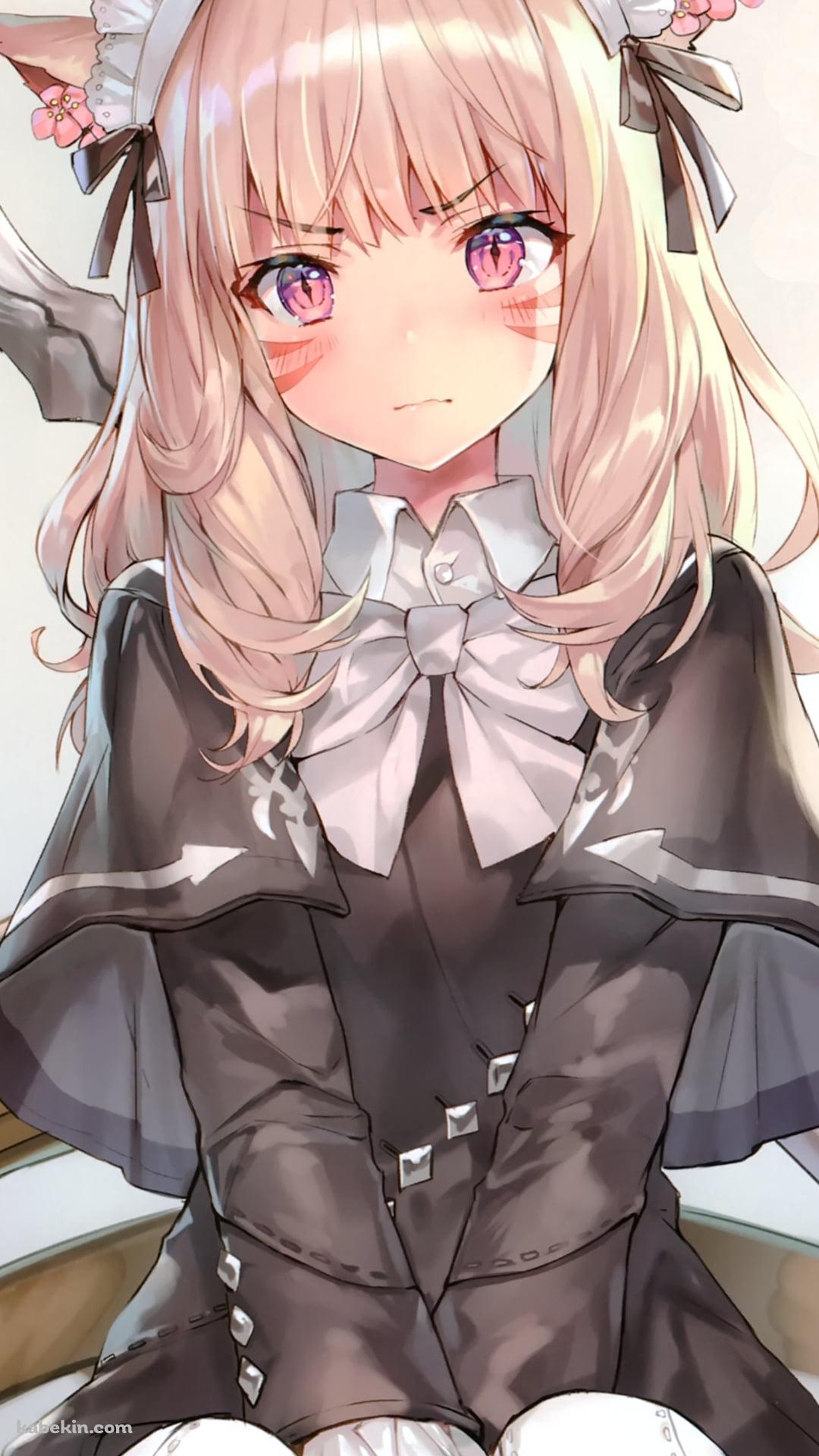 プンスカ怒ってるミコッテ / ファイナルファンタジー14のAndroidの壁紙(1080px x 1920px) スマホ用