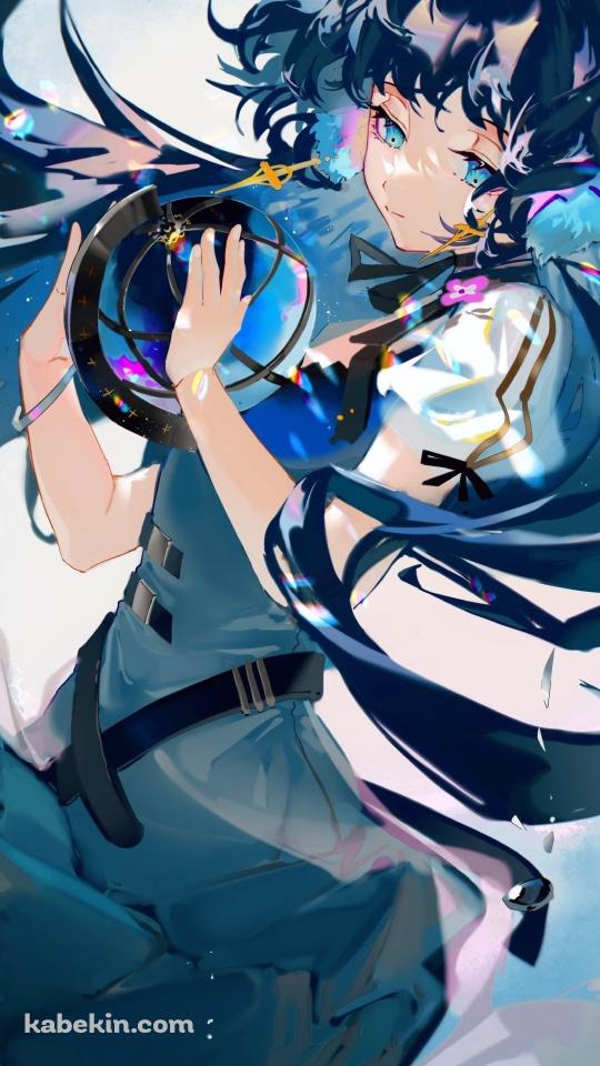 天球儀を持つアステシア / アークナイツのAndroidの壁紙(540px x 960px) スマホ用