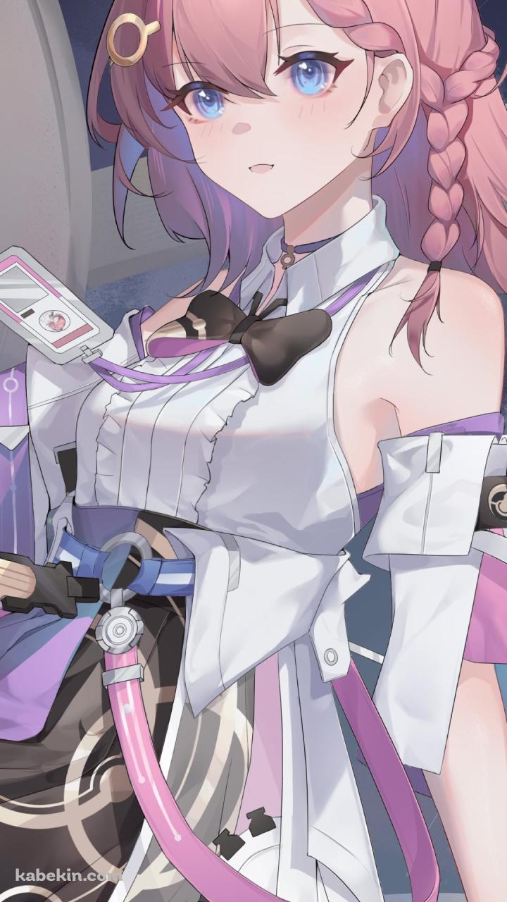 望遠鏡で星座を見る可愛いアスター / 崩壊:スターレイルのAndroidの壁紙(720px x 1280px) スマホ用