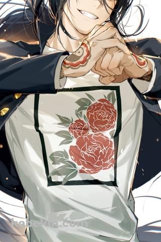 両手をあわせる新宿のアサシン / Fate/grand orderのAndroidの壁紙(320px x 480px) スマホ用