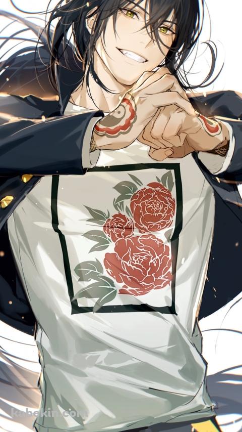両手をあわせる新宿のアサシン / Fate/grand orderのAndroidの壁紙(480px x 854px) スマホ用