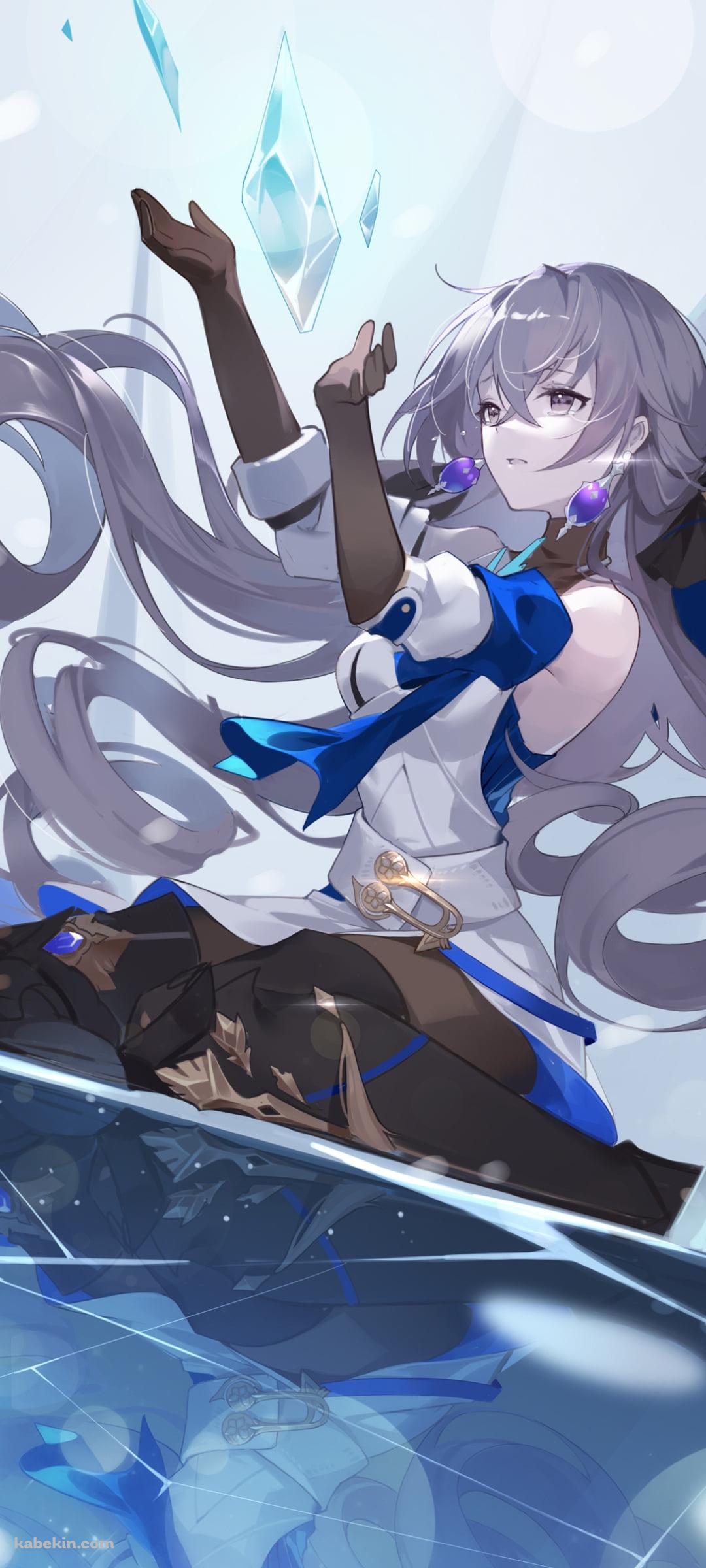 氷の上に座るブローニャ・ランド / 崩壊:スターレイルのAndroidの壁紙(1080px x 2400px) スマホ用