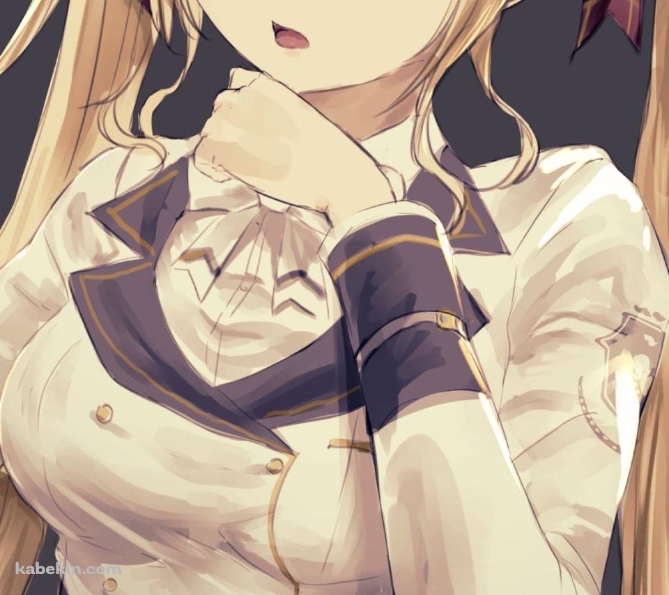 腰に手をあてる可愛い鷹宮リオン / にじさんじ / バーチャルYouTuber / VtuberのAndroidの壁紙(960px x 854px) スマホ用