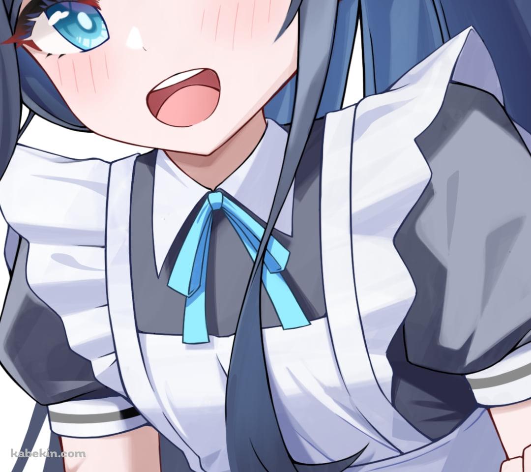 モップを持つ笑顔の天童アリス / ブルーアーカイブのAndroidの壁紙(1080px x 960px) スマホ用