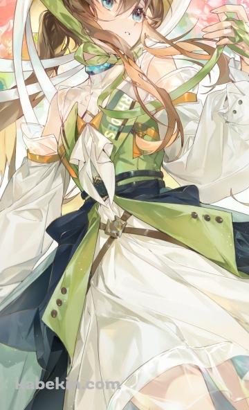 青いハチドリとアーミヤ / アークナイツのAndroidの壁紙(360px x 592px) スマホ用