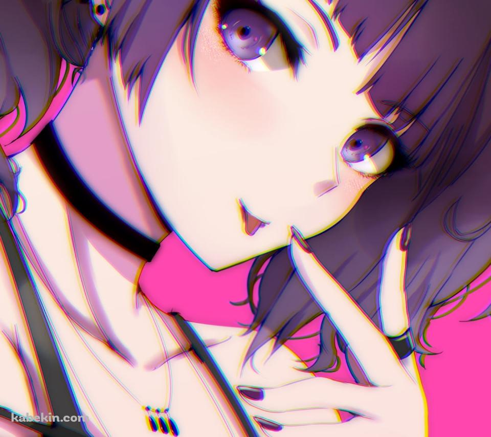 舌を出してピースをする可愛い田中摩美々（たなか まみみ） / アイドルマスターシャイニーカラーズのAndroidの壁紙(960px x 854px) スマホ用