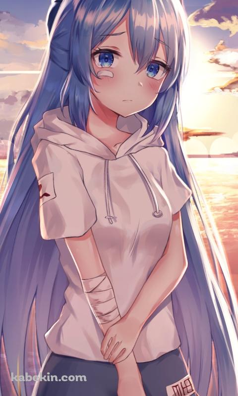目元に絆創膏を貼っている依神紫苑(よりがみ しおん) / 東方憑依華のAndroidの壁紙(480px x 800px) スマホ用