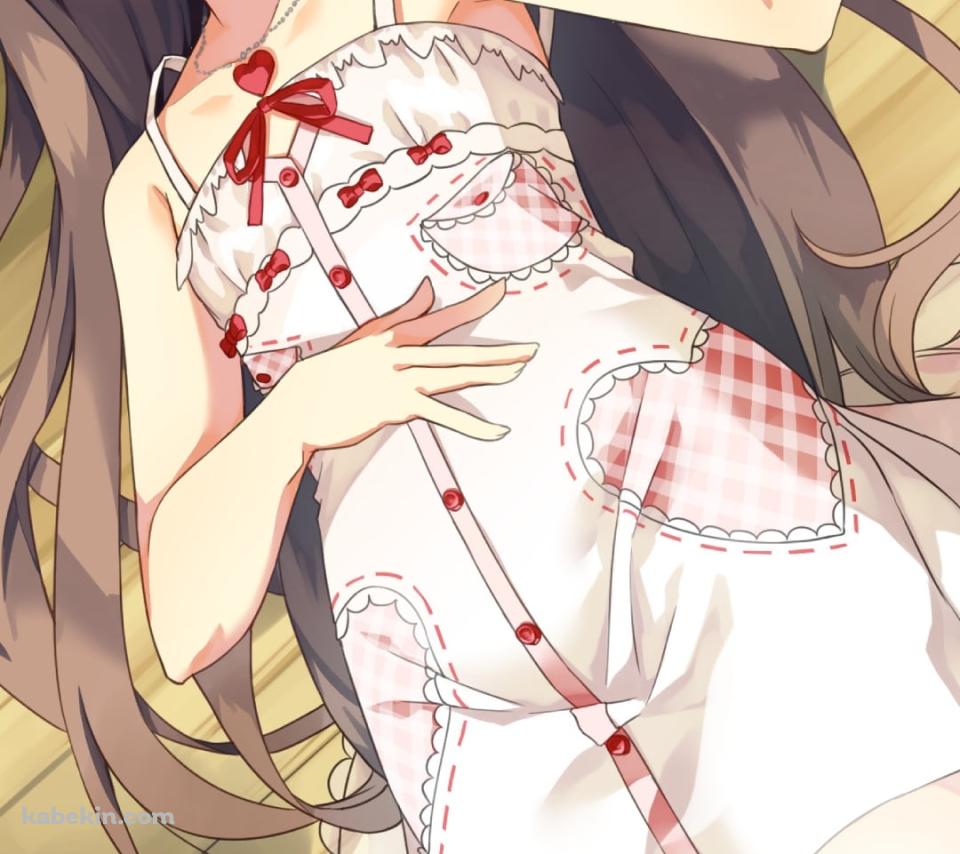 縁側でスイカを食べる可愛い沢井夏葉 / 豚の蚊取り線香 / 耳かき / ものべののAndroidの壁紙(960px x 854px) スマホ用