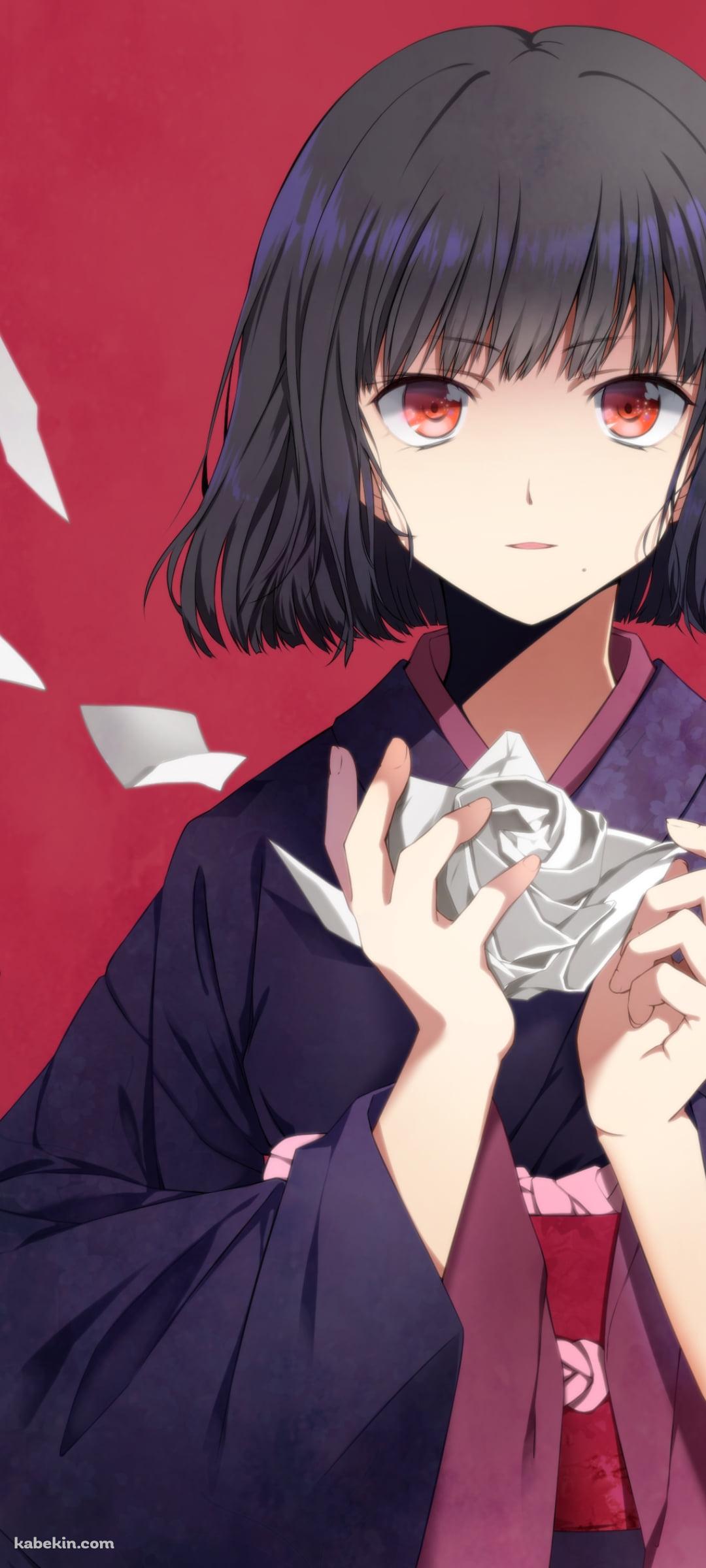 紙の薔薇を持つカルト゠ゾルディック / ハンターハンターのAndroidの壁紙(1080px x 2400px) スマホ用