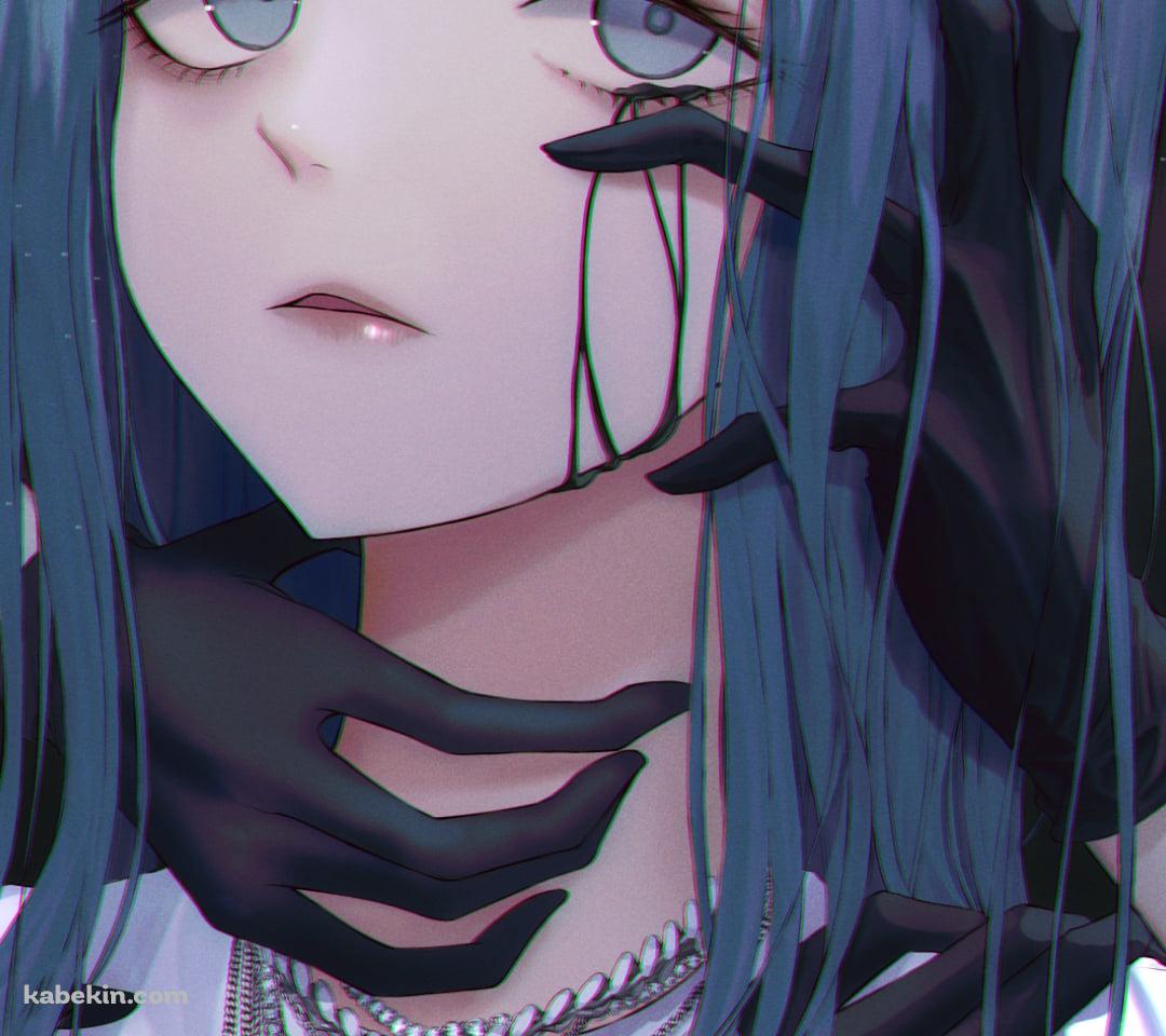 無数の手とビリーアイリッシュ / Billie EilishのAndroidの壁紙(1080px x 960px) スマホ用