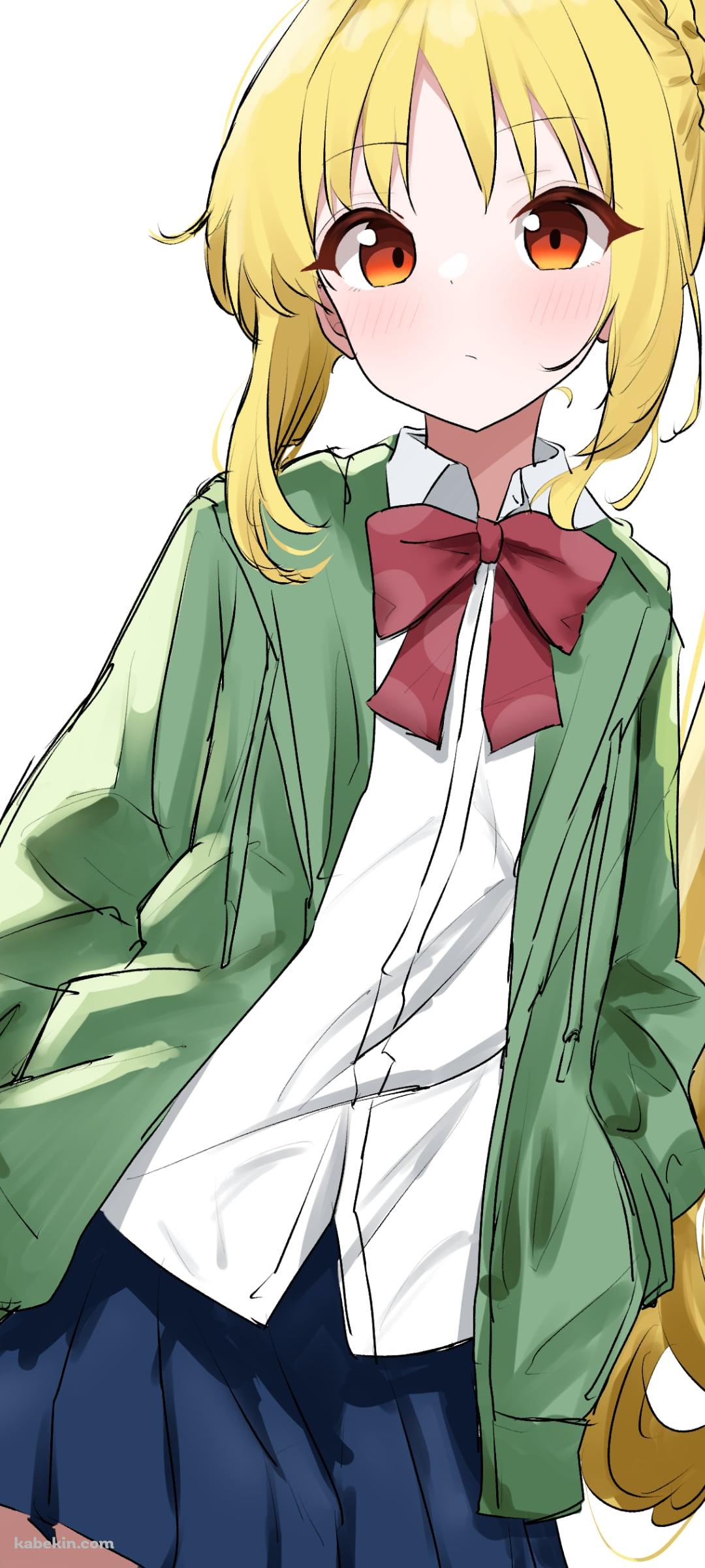 緑のジャンパーに手をつっこむ可愛い伊地知虹夏 / ぼっち・ざ・ろっく!のAndroidの壁紙(1080px x 2400px) スマホ用