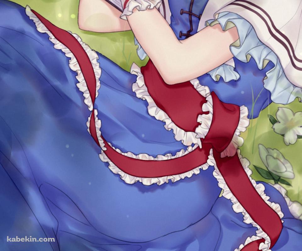 分厚い本を持つアリス・マーガトロイド / 上海人形 / 東方のAndroidの壁紙(960px x 800px) スマホ用