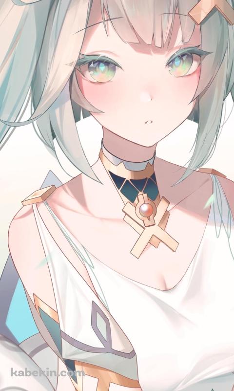真っ直ぐこちらを見つめる綺麗なファルザン / 原神のAndroidの壁紙(480px x 800px) スマホ用