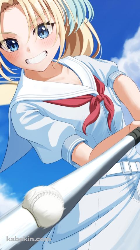 フルスイングする大沢瑠璃乃 / link!like!ラブライブ!のAndroidの壁紙(480px x 854px) スマホ用