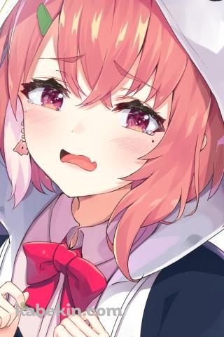 涙目ウルウルの笹木咲 / にじさんじ / バーチャルYouTuber / VtuberのAndroidの壁紙(320px x 480px) スマホ用