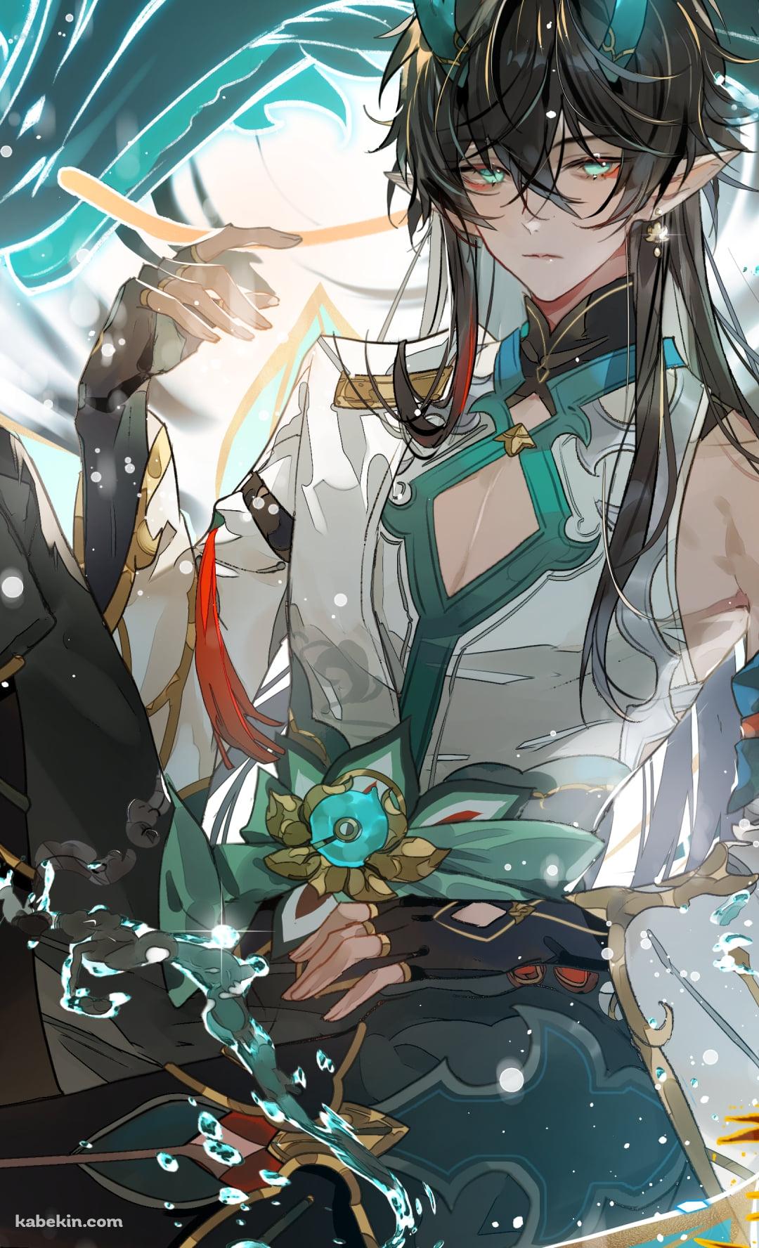 こちらを見つめる丹恒（たんこう） / 飲月 / 崩壊:スターレイルのAndroidの壁紙(1080px x 1776px) スマホ用