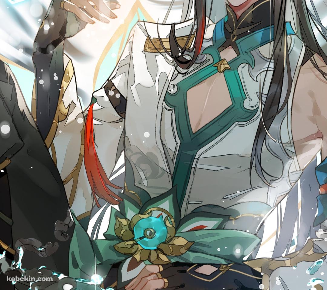 こちらを見つめる丹恒（たんこう） / 飲月 / 崩壊:スターレイルのAndroidの壁紙(1080px x 960px) スマホ用