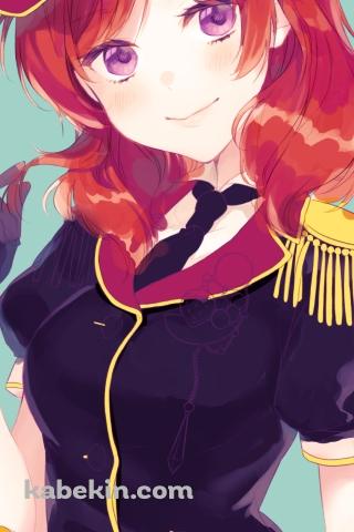 淡いタッチで描かれた西木野真姫 / ラブライブ!のAndroidの壁紙(320px x 480px) スマホ用