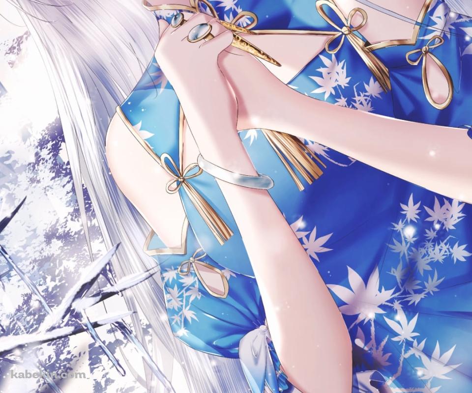 両手をあわせて物思いにふける綺麗なアナスタシア / Fate/grand orderのAndroidの壁紙(960px x 800px) スマホ用