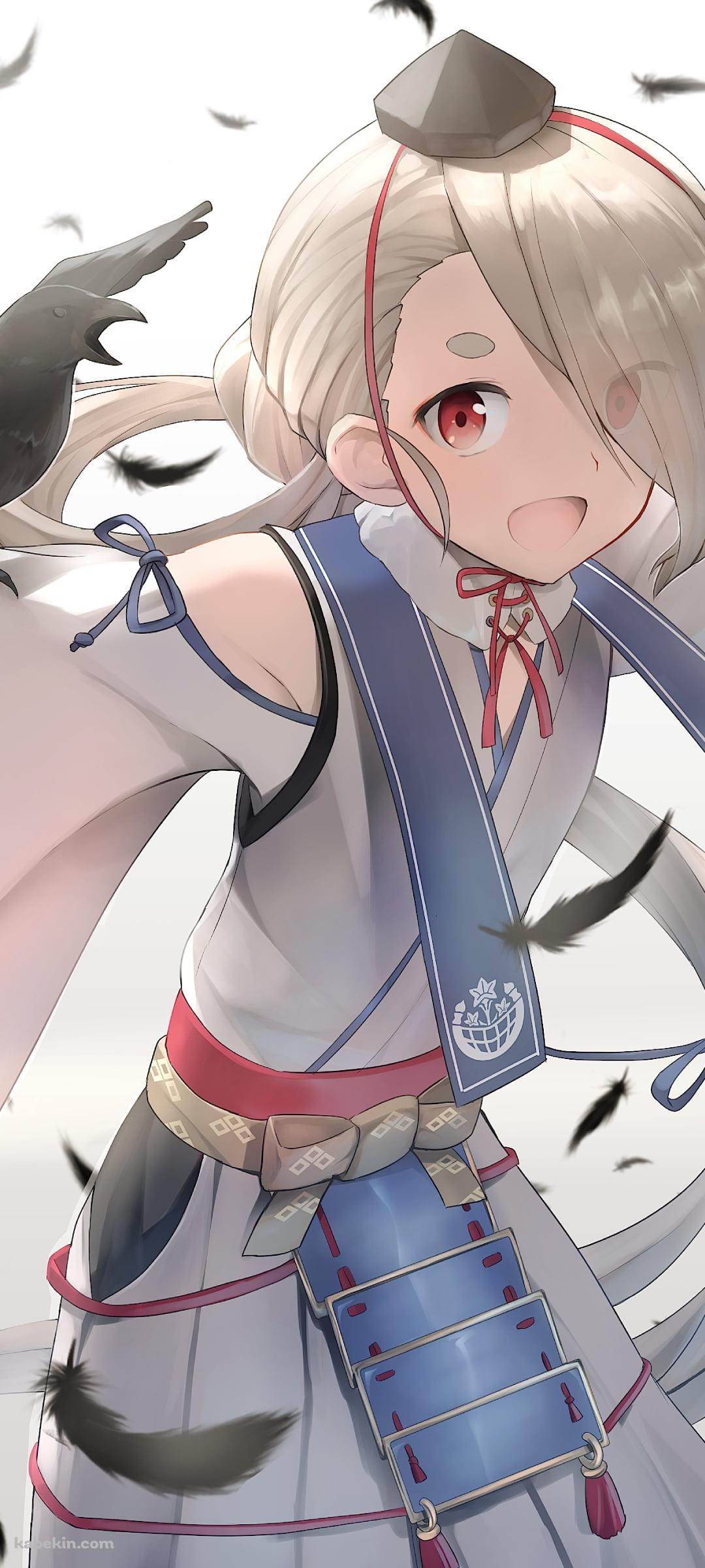 手を広げる今剣(いまのつるぎ) / 刀剣乱舞のAndroidの壁紙(1080px x 2400px) スマホ用