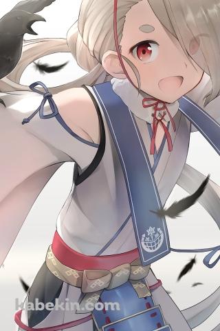 手を広げる今剣(いまのつるぎ) / 刀剣乱舞のAndroidの壁紙(320px x 480px) スマホ用