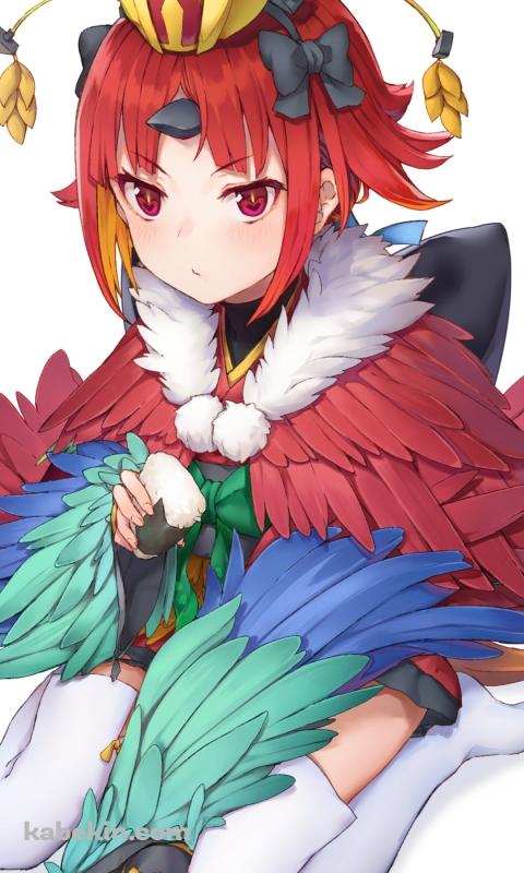 地べたに座る紅閻魔(べにえんま) / Fate/grand orderのAndroidの壁紙(480px x 800px) スマホ用