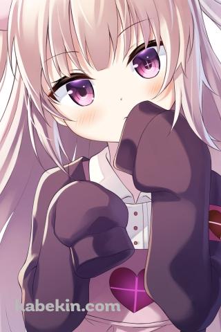 萌え袖の可愛い名取さな / バーチャルYouTuberのAndroidの壁紙(320px x 480px) スマホ用